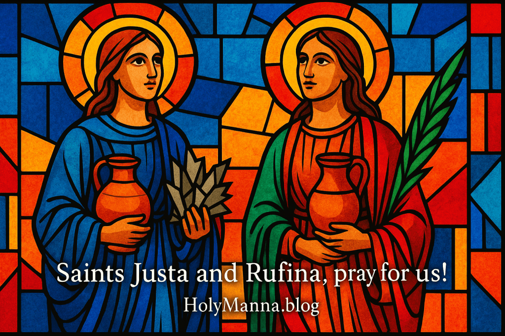July 19th – Saint of the Day: Saints Justa & Rufina, Virgins &&nbsp;Martyrs