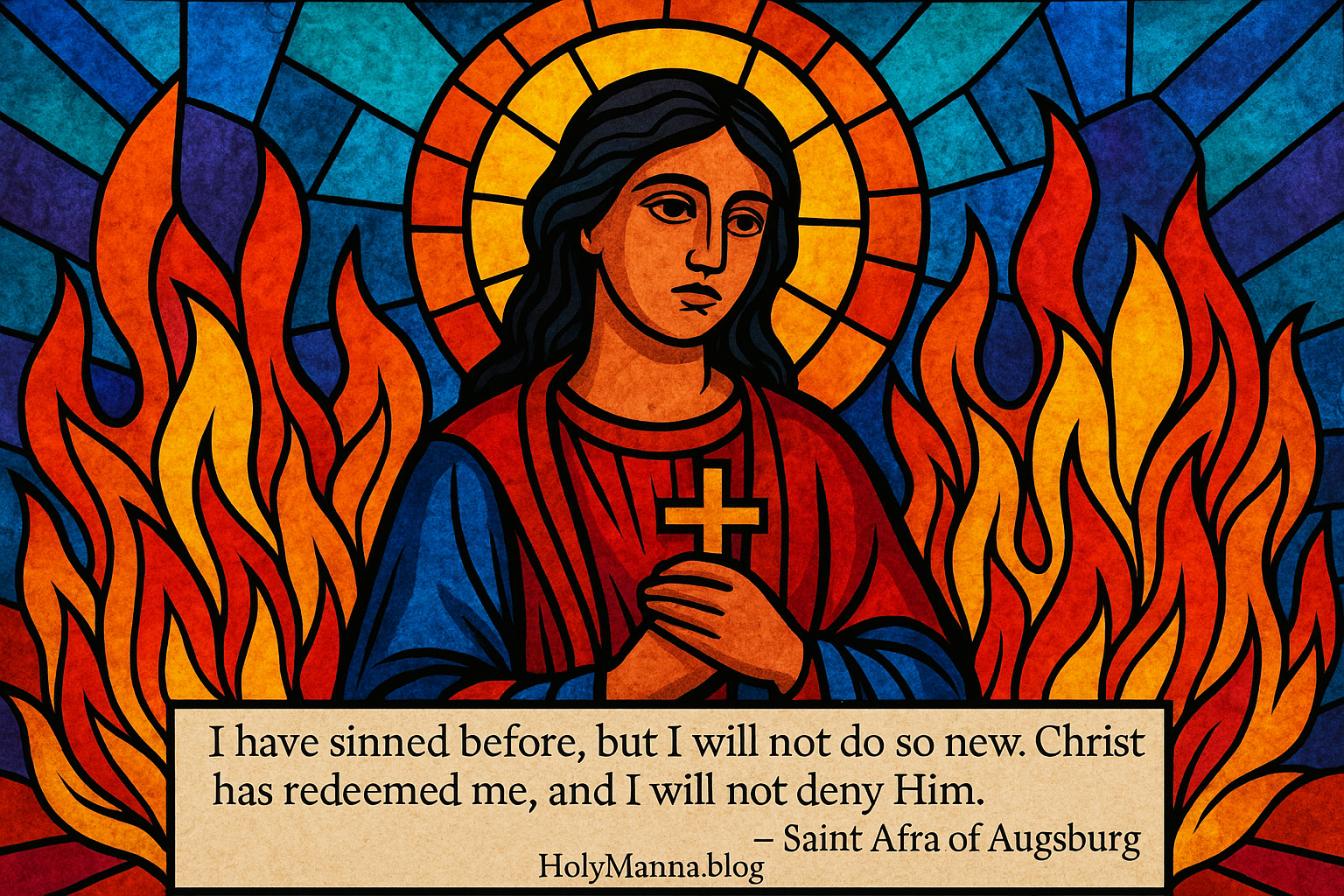 August 5th – Saint of the Day: Saint Afra of Augsburg, Martyr