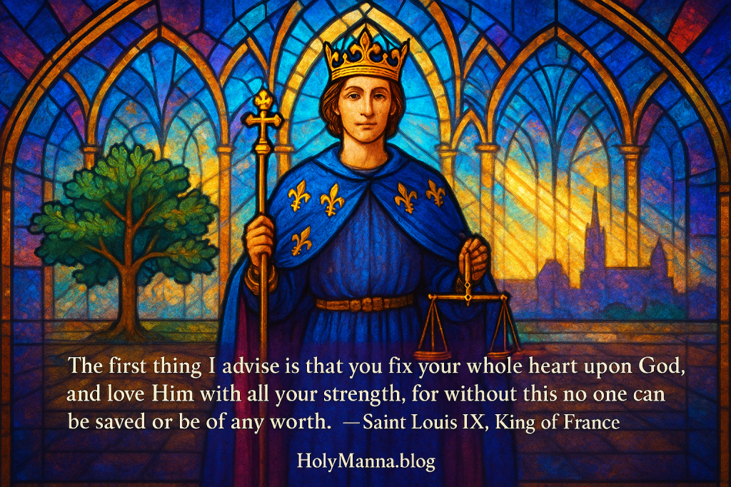 August 25th – Saint of the Day: Saint Louis IX, King of&nbsp;France
