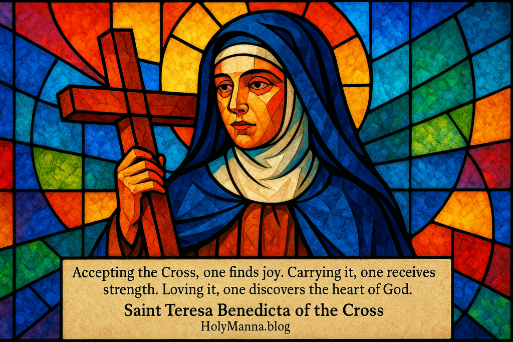 August 9th – Saint of the Day: Saint Teresa Benedicta of the Cross, Virgin & Martyr (Saint Edith&nbsp;Stein)