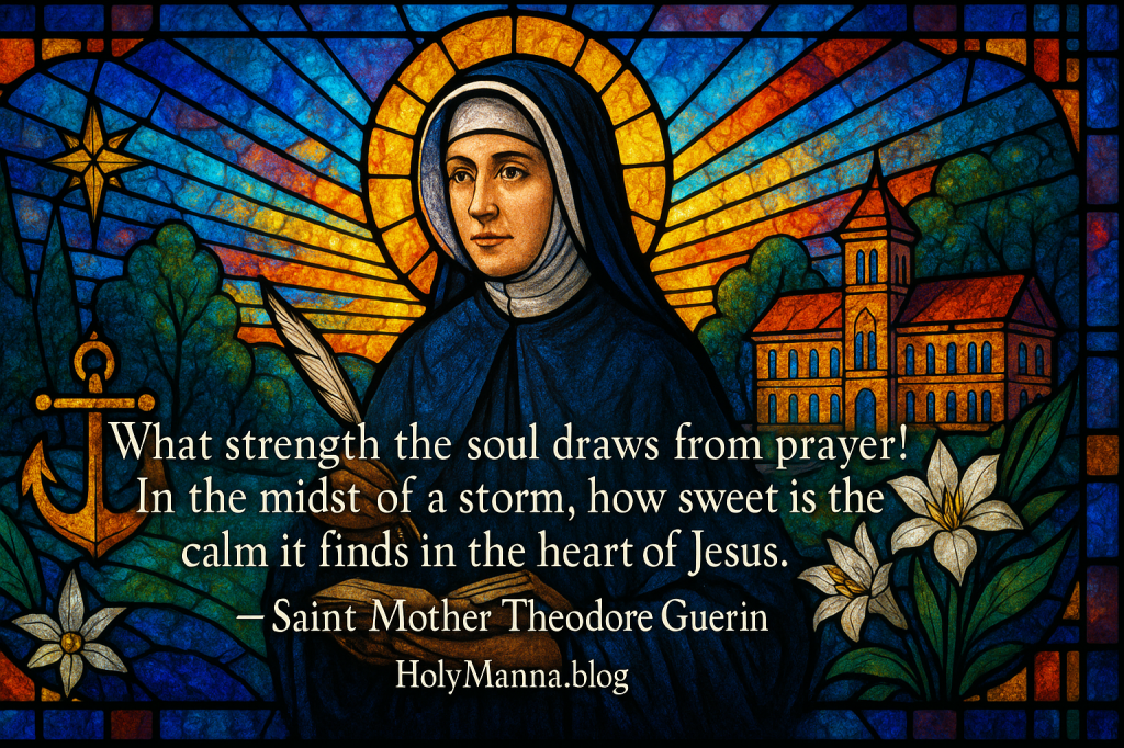 October 3rd – Saint of the Day: Saint Mother Theodore (Theodora)&nbsp;Guerin