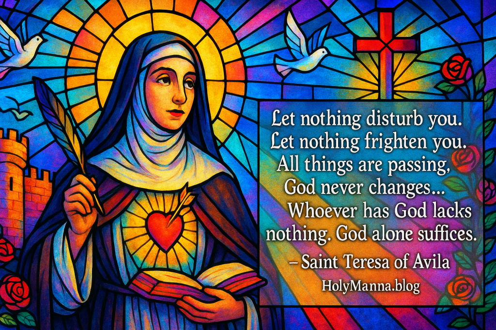October 15th – Saint of the Day: Saint Teresa of Ávila, Mystic & Doctor of the&nbsp;Church