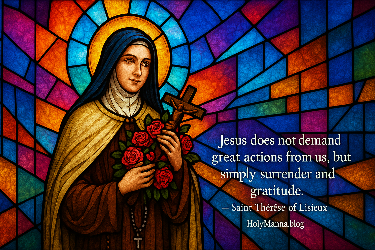 October 1st – Saint of the Day: Saint Thérèse of the Child Jesus, Virgin & Doctor of the Church