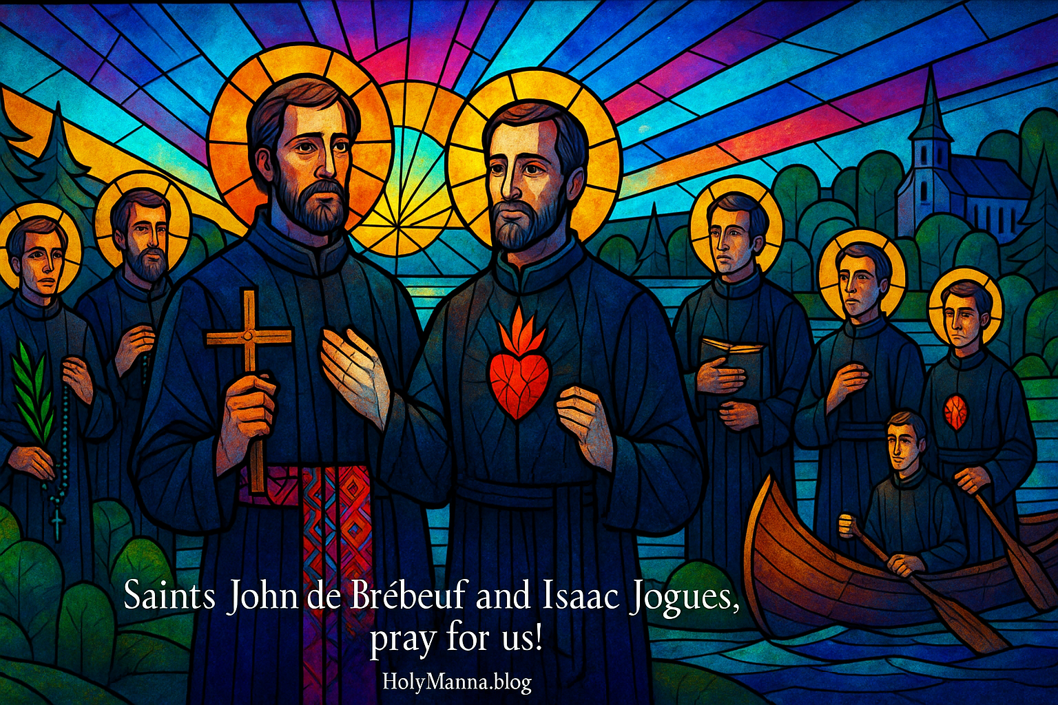 October 19th – Saint of the Day: Saints John de Brébeuf, Isaac Jogues & Companions,&nbsp;Martyrs