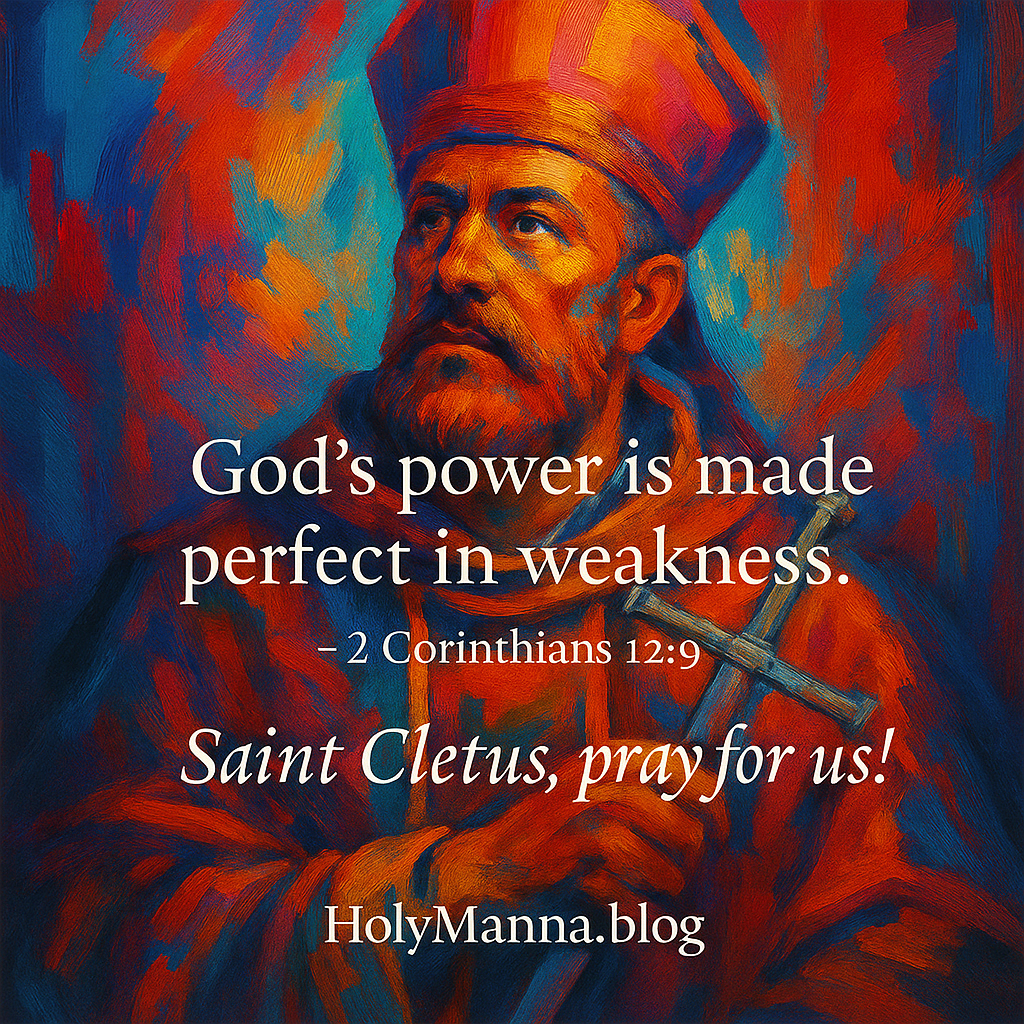 April 26th – Saint of the Day: Pope Saint Cletus