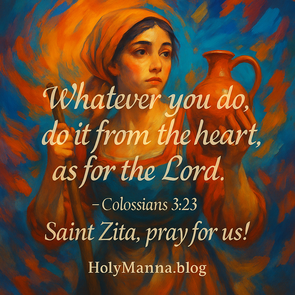 April 27th – Saint of the Day: Saint Zita