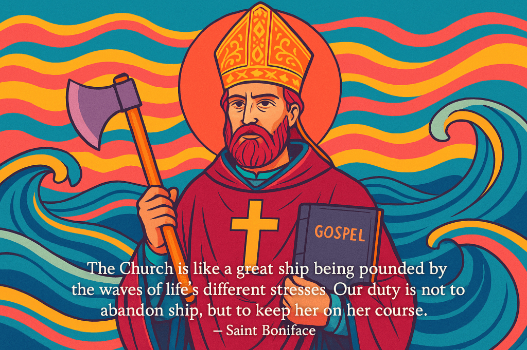 June 5th – Saint of the Day: Saint Boniface, Bishop and&nbsp;Martyr