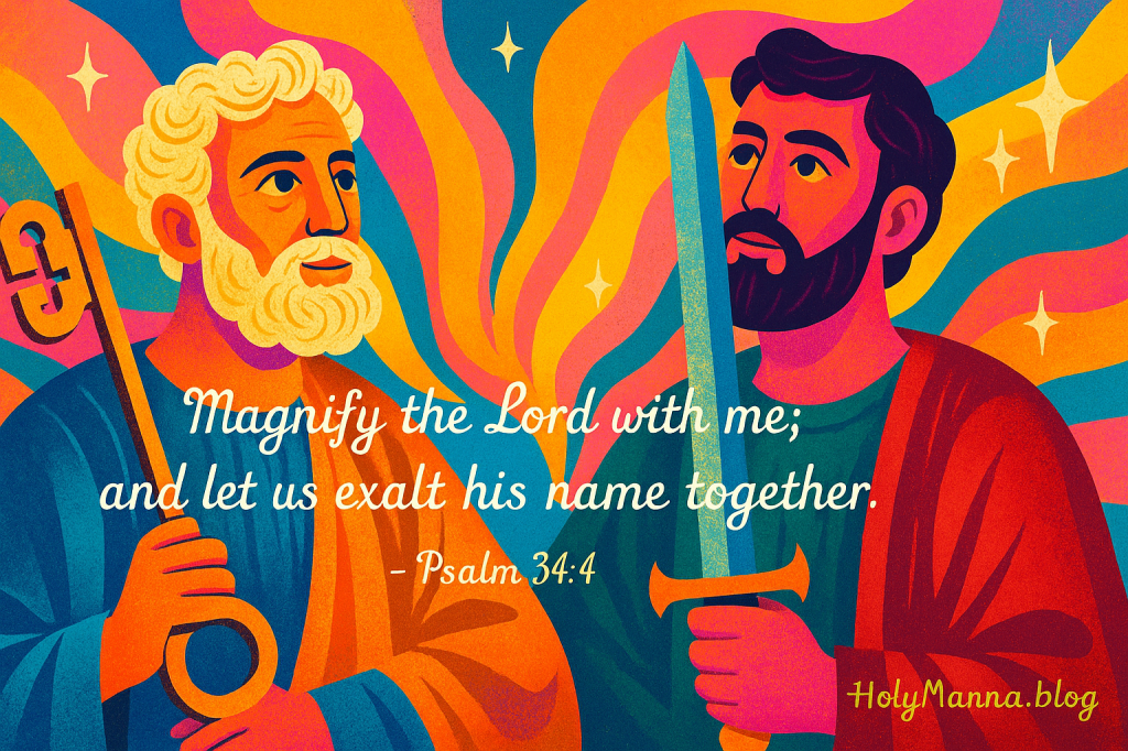 June 29, 2025 – Built on the Rock, Poured Out in Love: Solemnity of Saints Peter and Paul,&nbsp;Apostles