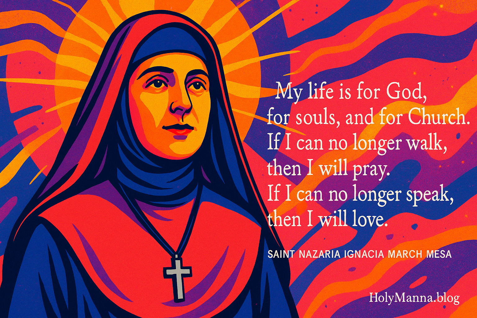 July 6th – Saint of the Day: Saint Nazaria Ignacia March&nbsp;Mesa