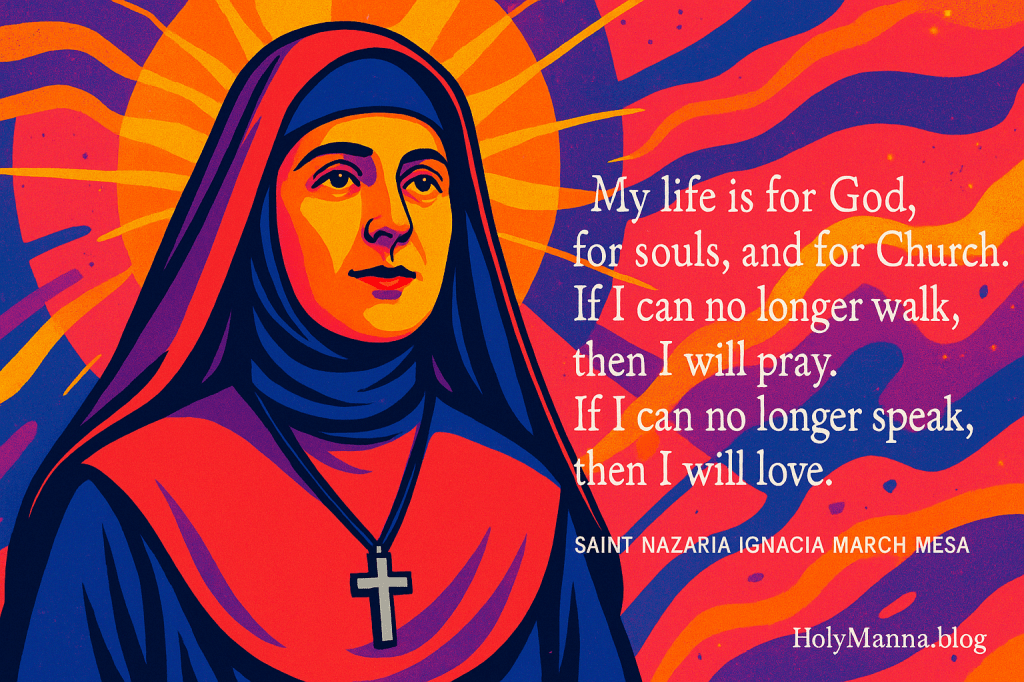 July 6th – Saint of the Day: Saint Nazaria Ignacia March&nbsp;Mesa