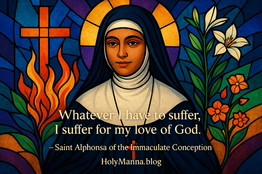 July 28th – Saint of the Day: Saint Alphonsa of the Immaculate Conception, Virgin