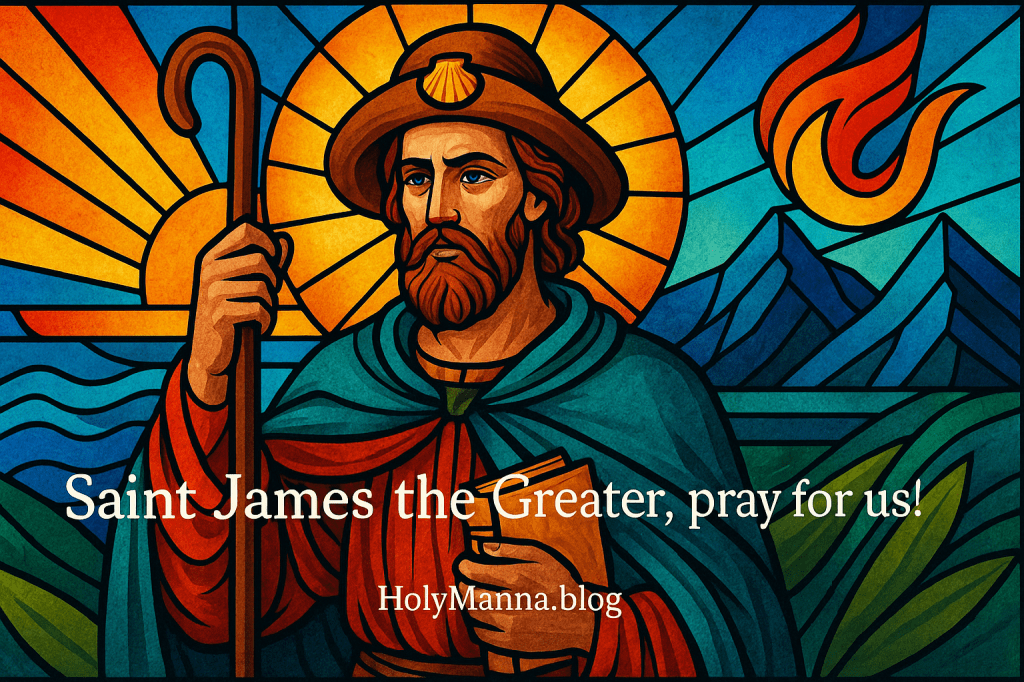 July 25th – Saint of the Day: Saint James the Greater, Apostle & Martyr