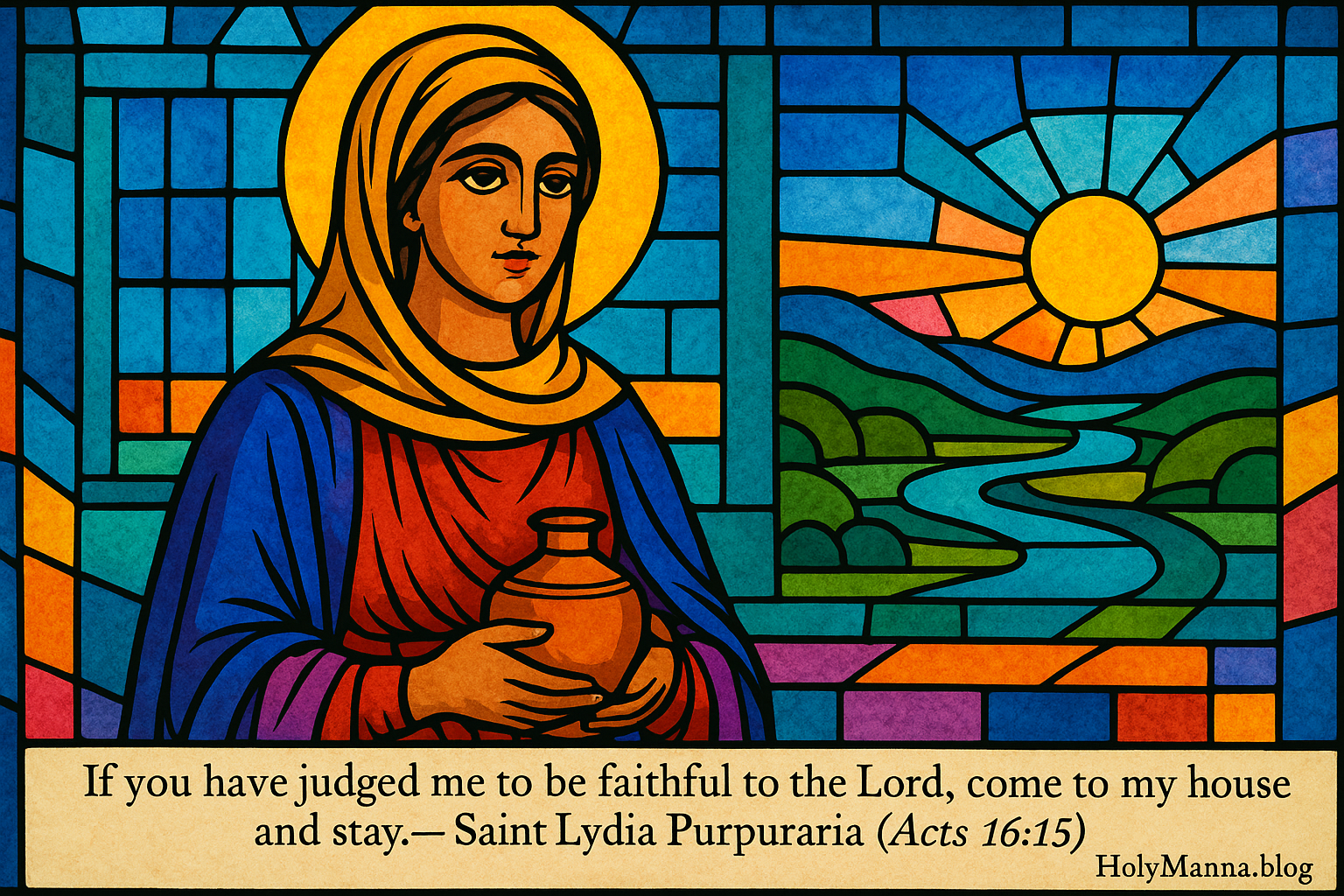 August 3rd – Saint of the Day: Saint Lydia&nbsp;Purpuraria