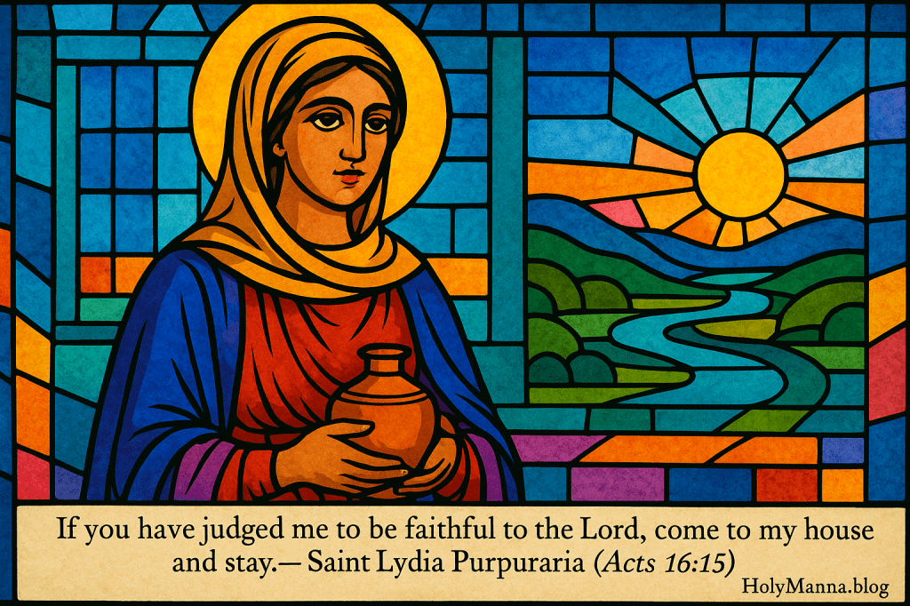 August 3rd – Saint of the Day: Saint Lydia Purpuraria