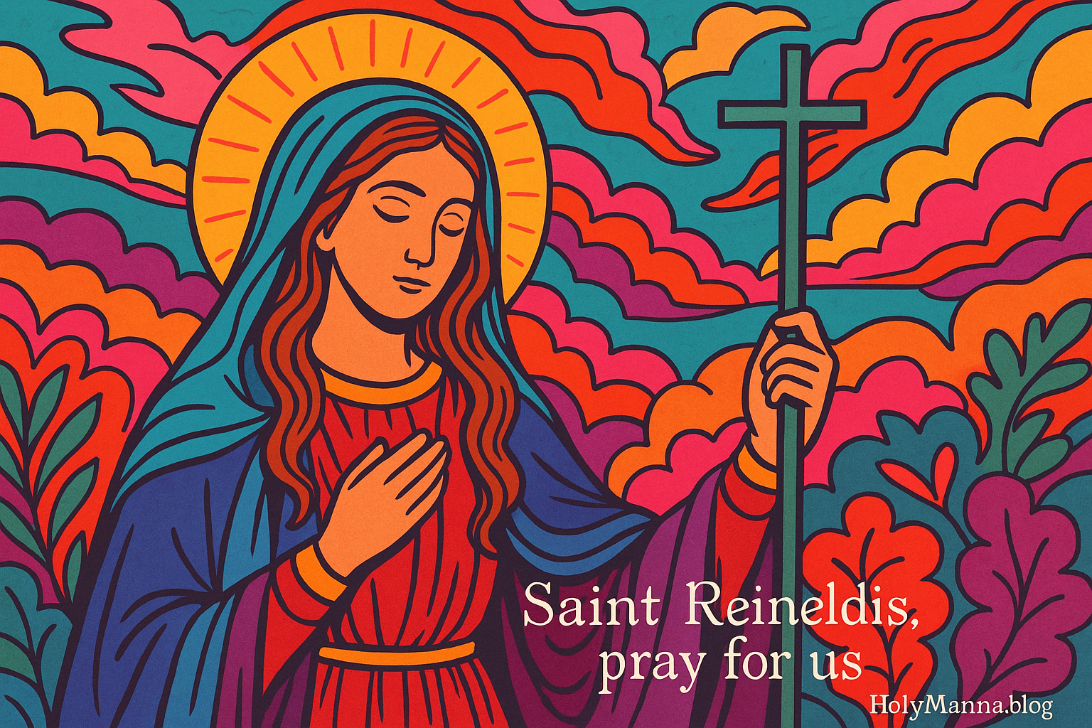 July 16th – Saint of the Day: Saint Reineldis, Virgin &&nbsp;Martyr