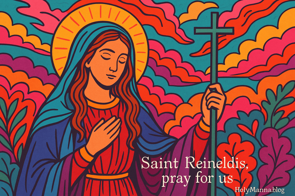 July 16th – Saint of the Day: Saint Reineldis, Virgin & Martyr
