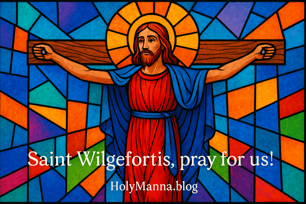 July 20th – Saint of the Day: Saint Wilgefortis, Virgin & Martyr