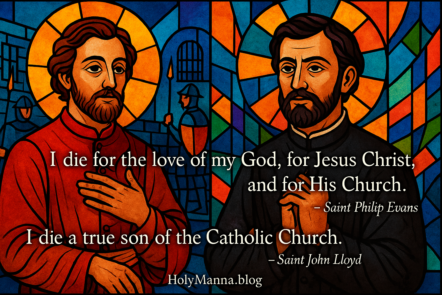 July 22nd – Saint of the Day: Saints Philip Evans & John Lloyd, Martyrs