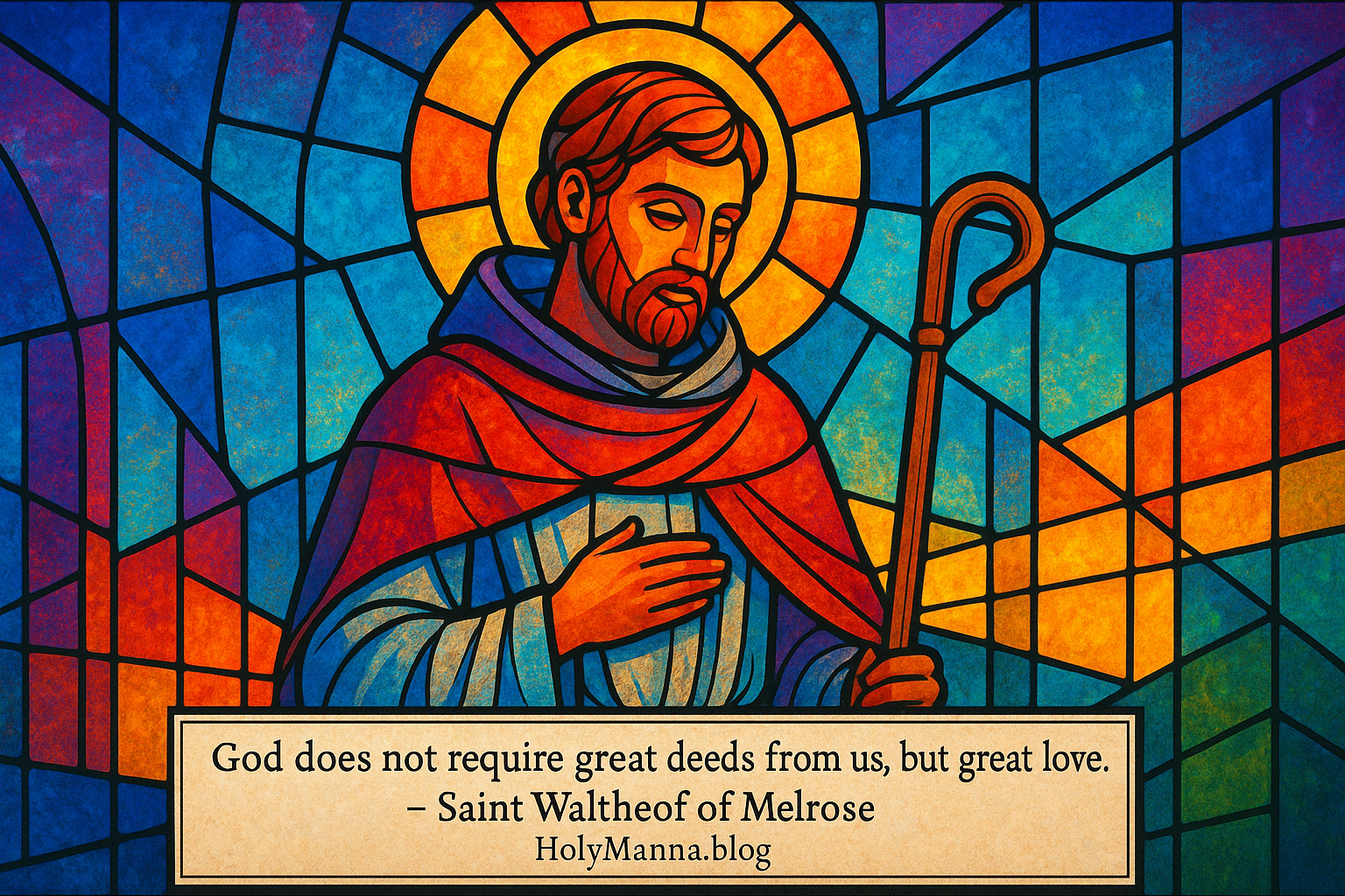 August 3rd – Saint of the Day: Saint Waltheof of&nbsp;Melrose