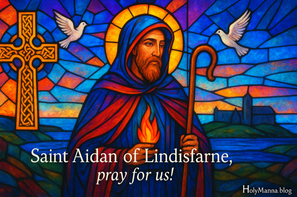 August 31st – Saint of the Day: Saint Aidan of Lindisfarne