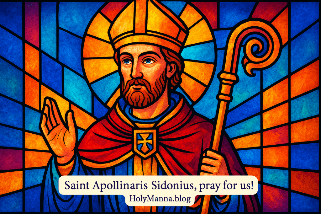 August 21st – Saint of the Day: Saint Apollinaris Sidonius