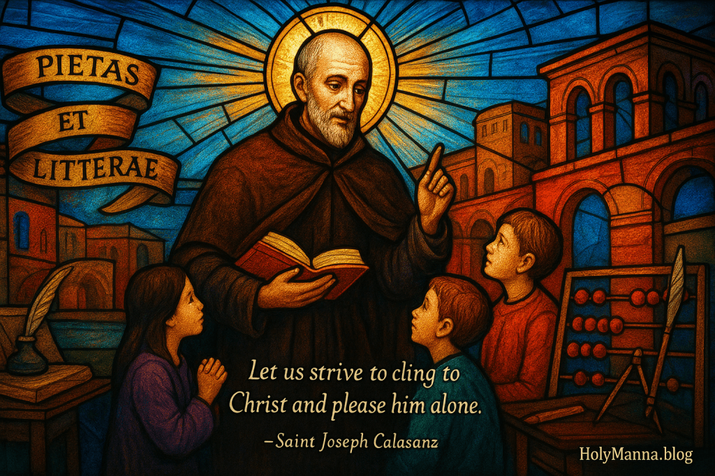 August 25th – Saint of the Day: Saint Joseph&nbsp;Calasanz