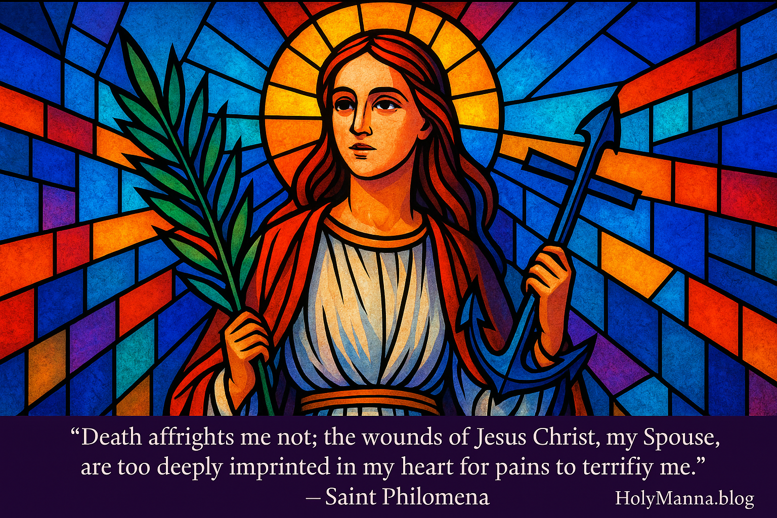 August 11th – Saint of the Day: Saint Philomena, Virgin & Martyr