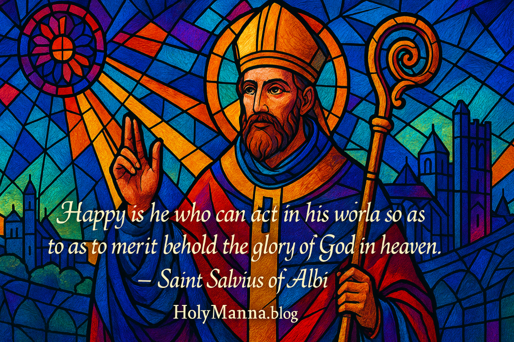 September 10th – Saint of the Day: Saint Salvius (Sauve) of&nbsp;Albi