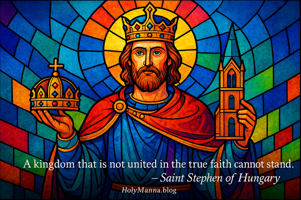 August 16th – Saint of the Day: Saint Stephen of&nbsp;Hungary