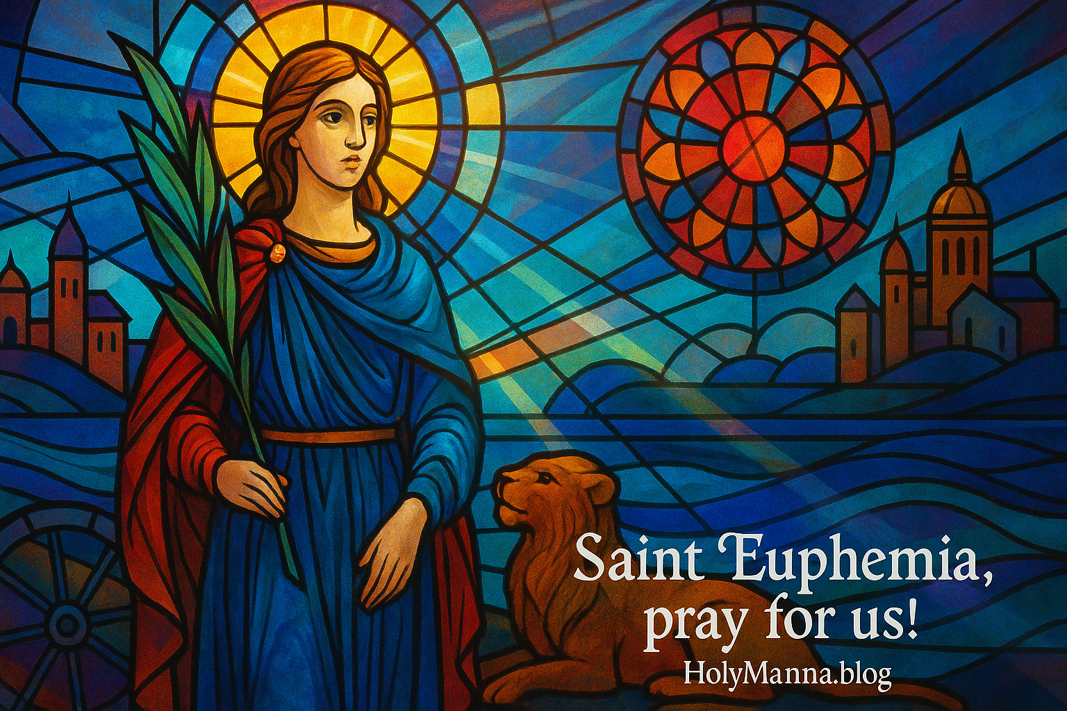 September 16th – Saint of the Day: Saint Euphemia, Virgin & Martyr