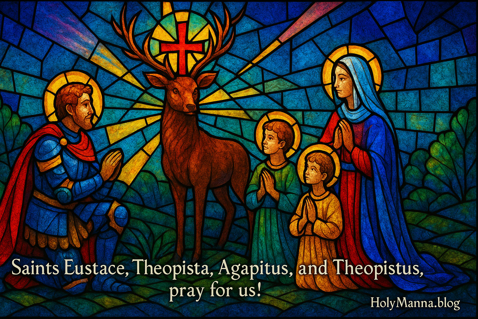 September 20th – Saint of the Day: Saint Eustace (Eustachius) and Family,&nbsp;Martyrs