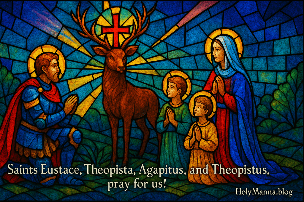 September 20th – Saint of the Day: Saint Eustace (Eustachius) and Family,&nbsp;Martyrs