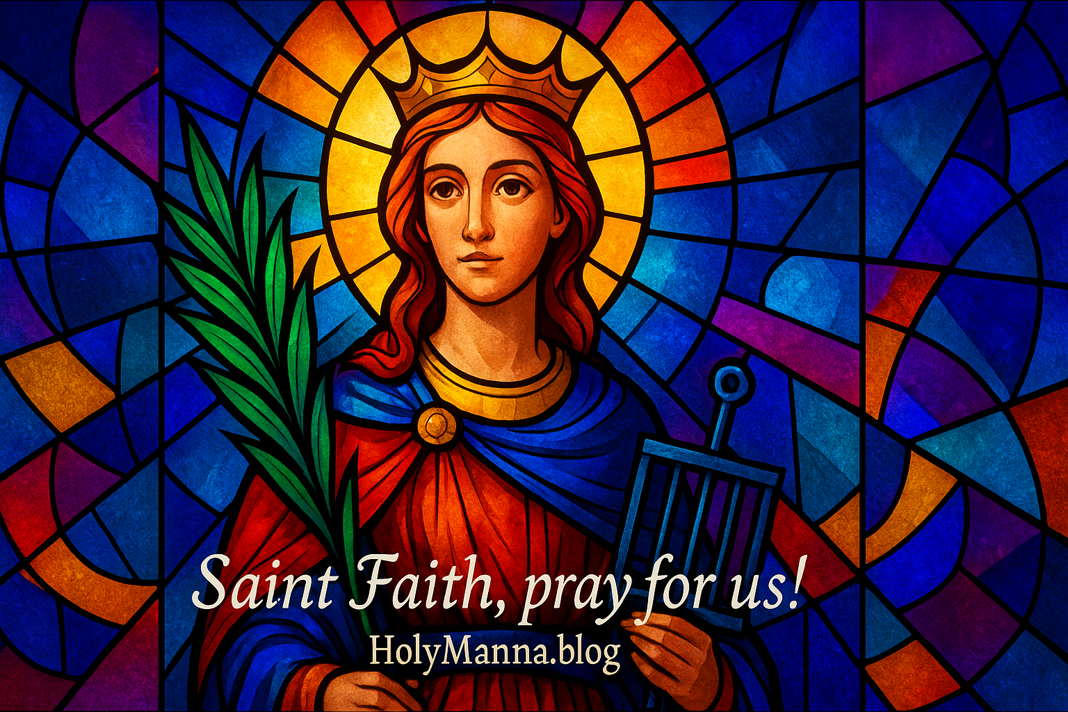 October 6th – Saint of the Day: Saint Faith (Fides) of Agen, Virgin & Martyr