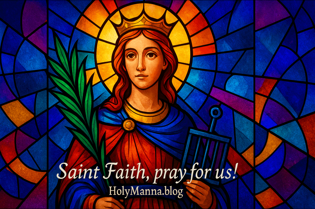 October 6th – Saint of the Day: Saint Faith (Fides) of Agen, Virgin & Martyr