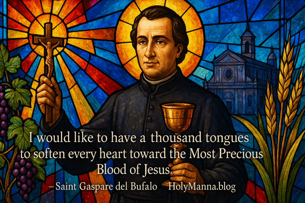October 21st – Saint of the Day: Saint Gaspare del&nbsp;Bufalo