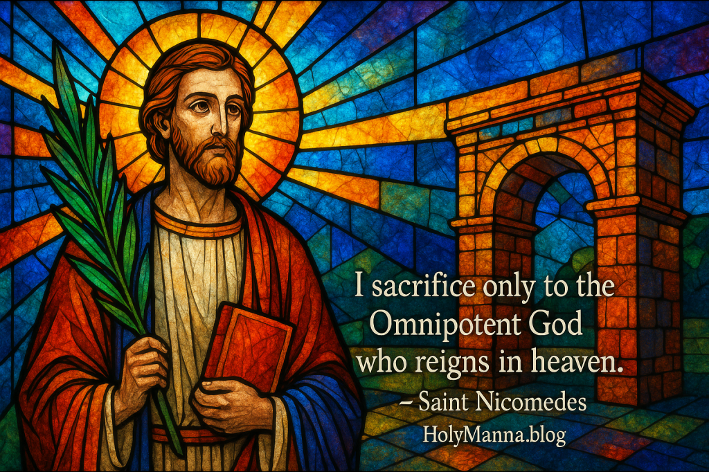 September 15th – Saint of the Day: Saint Nicomedes,&nbsp;Martyr