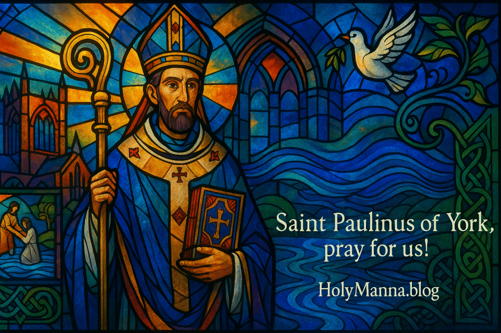 October 10th – Saint of the Day: Saint Paulinus of York,&nbsp;Bishop