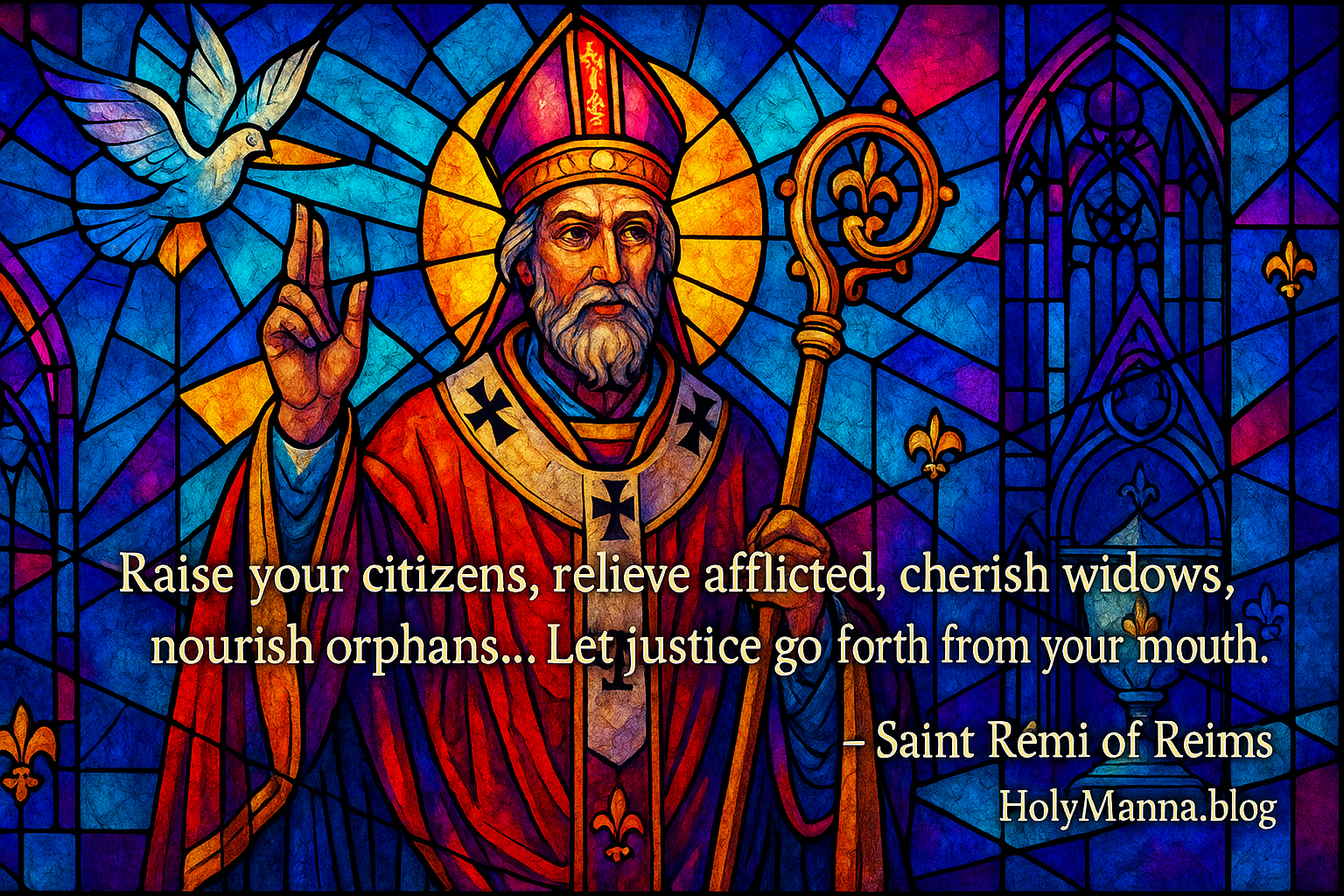 October 1st – Saint of the Day: Saint Remigius (Rémi) of Reims