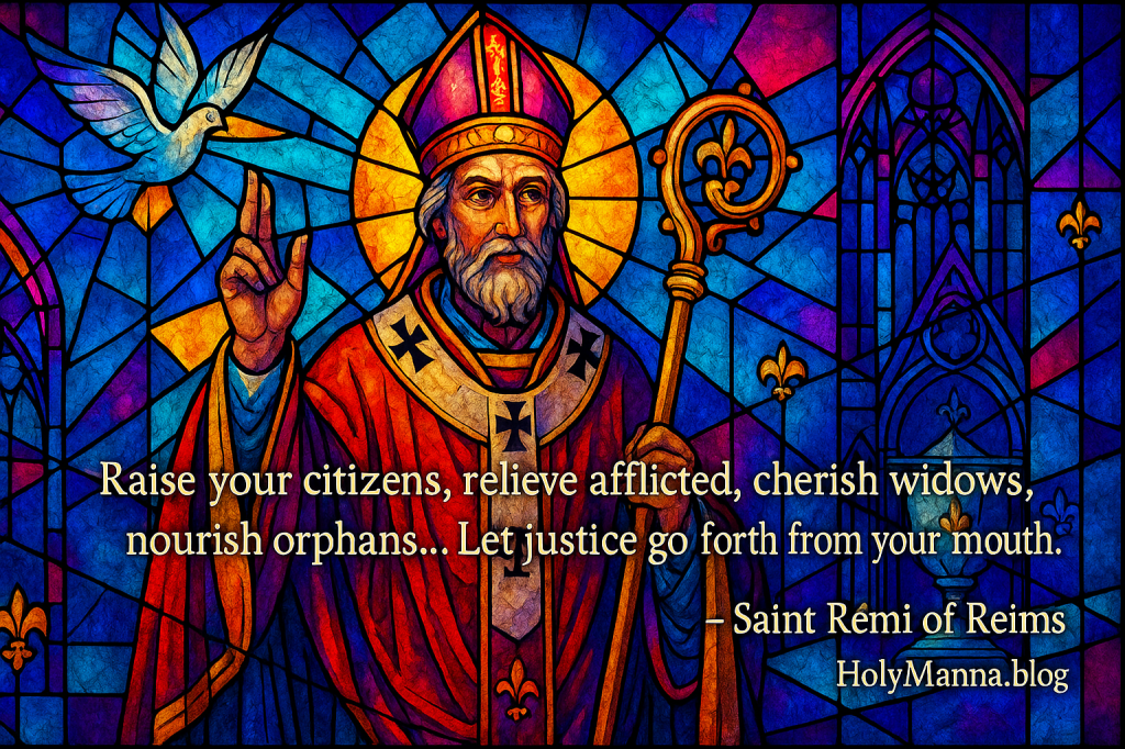 October 1st – Saint of the Day: Saint Remigius (Rémi) of&nbsp;Reims