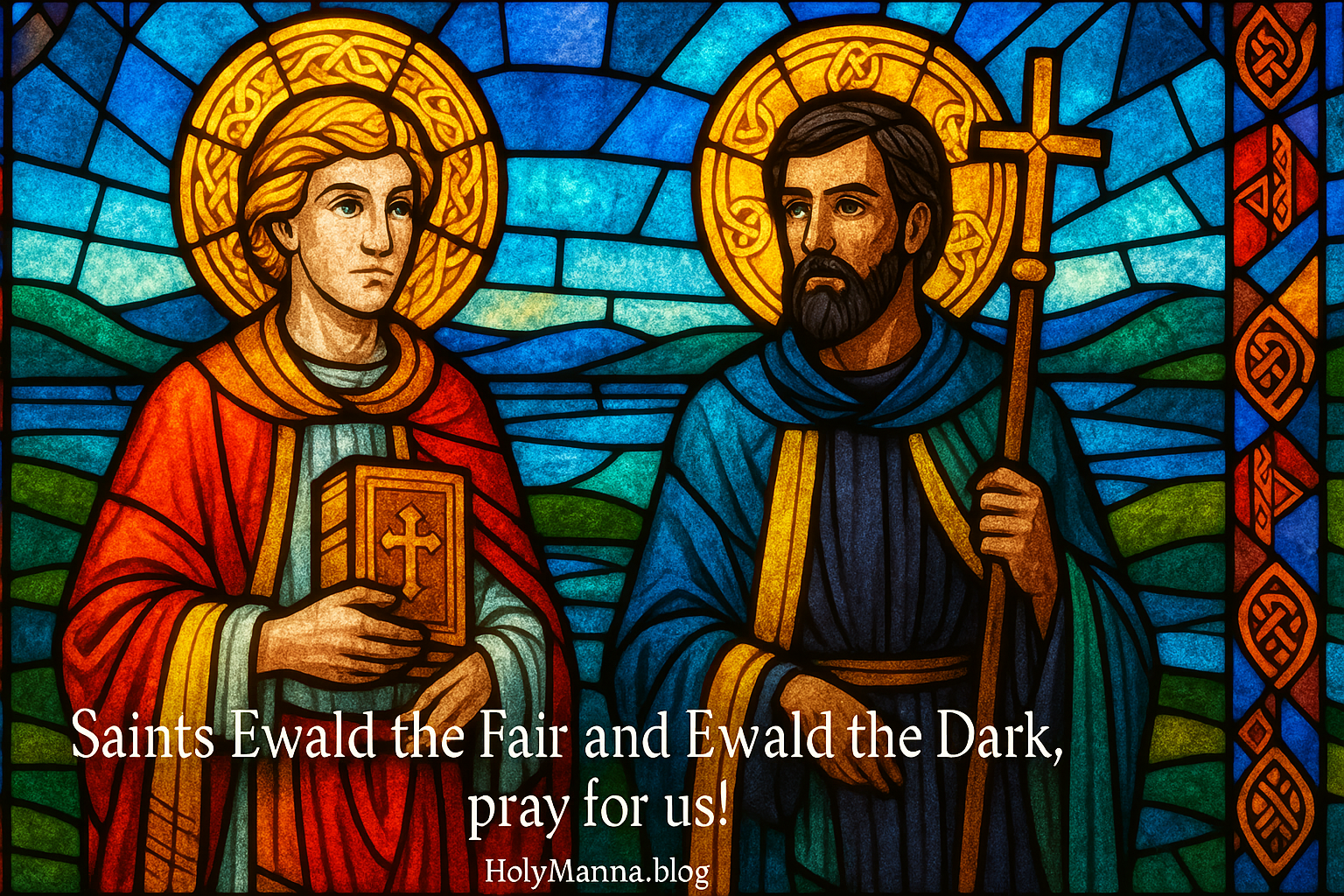 October 3rd – Saint of the Day: Saints Ewald the Fair & Ewald the Dark, Martyrs