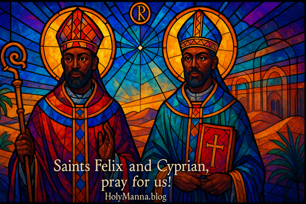 October 12th – Saint of the Day: Saints Felix & Cyprian, Bishops &&nbsp;Martyrs