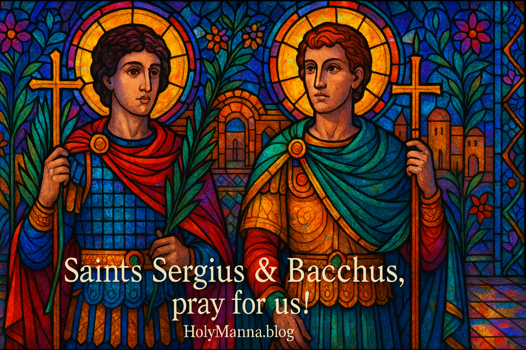 October 7th – Saint of the Day: Saints Sergius & Bacchus, Martyrs