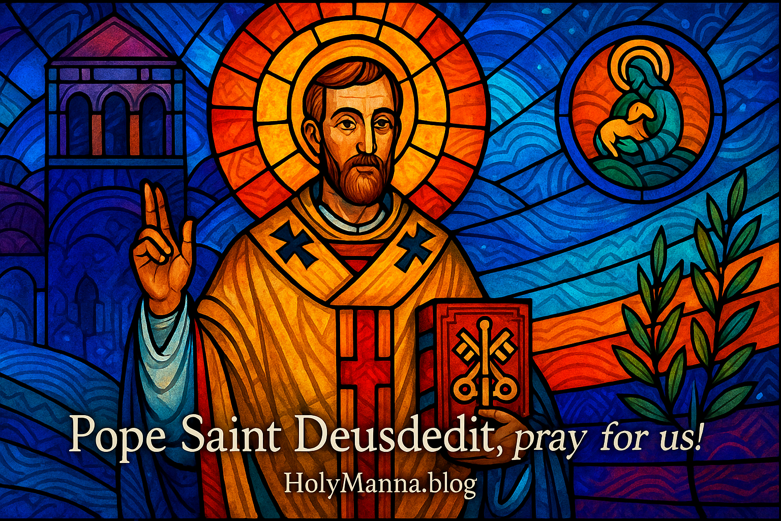 November 8th – Saint of the Day: Pope Saint Deusdedit (Adeodatus I)