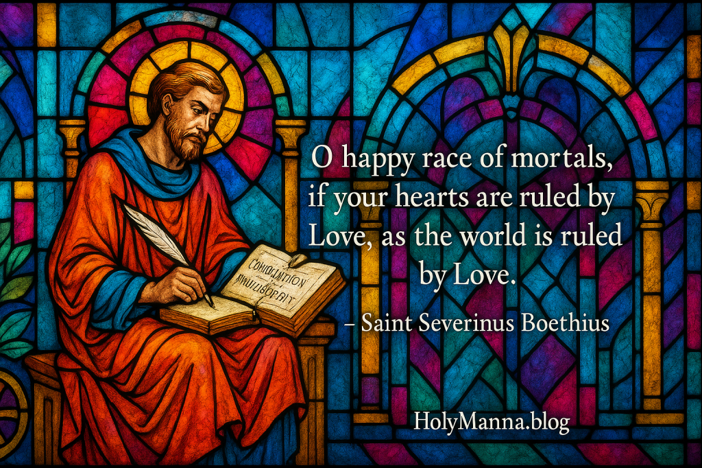 October 23rd – Saint of the Day: Saint Severinus Boethius,&nbsp;Martyr