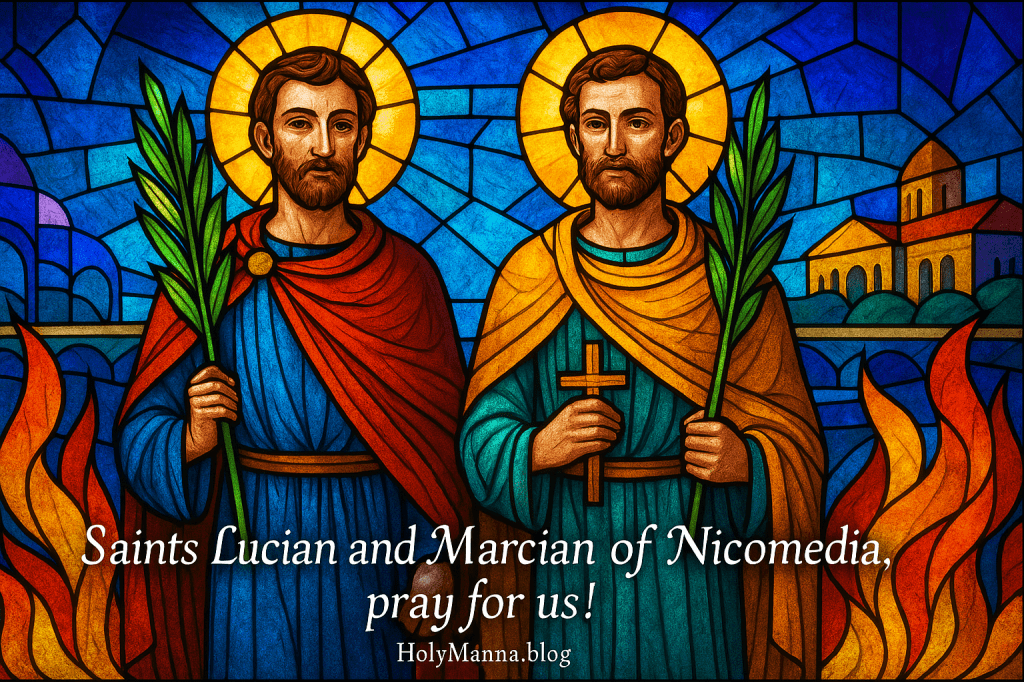 October 26th – Saint of the Day: Saints Lucian and Marcian of Nicomedia,&nbsp;Martyrs