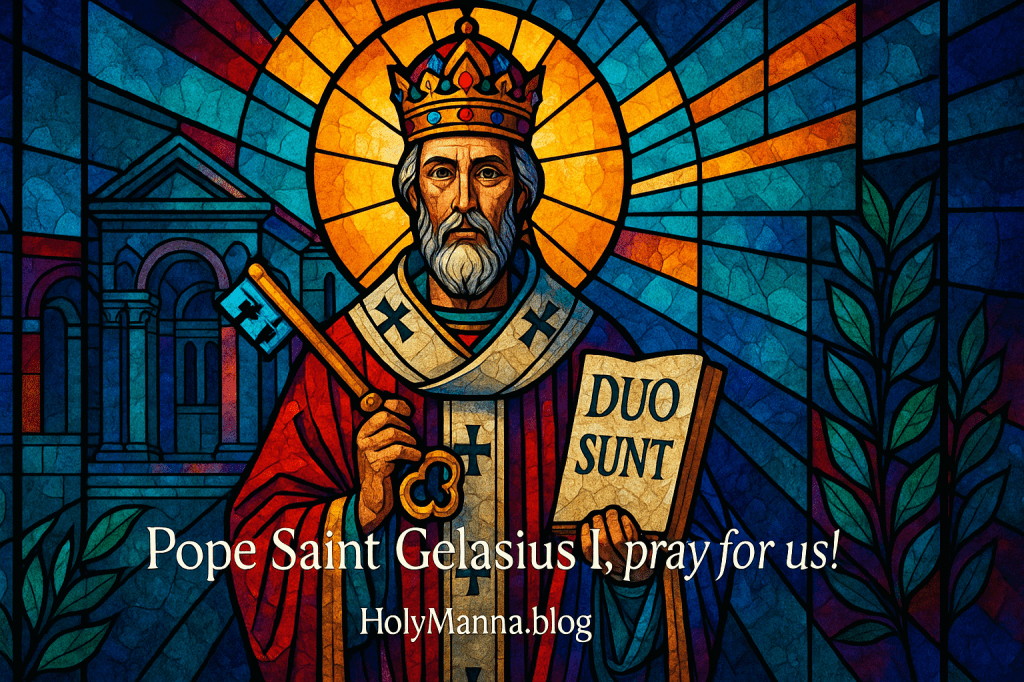 November 21st – Saint of the Day: Pope Saint Gelasius&nbsp;I