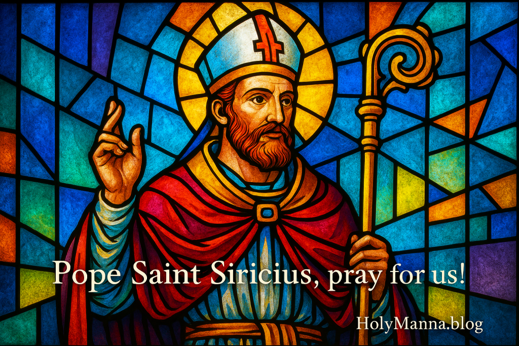 November 26th – Saint of the Day: Pope Saint&nbsp;Siricius
