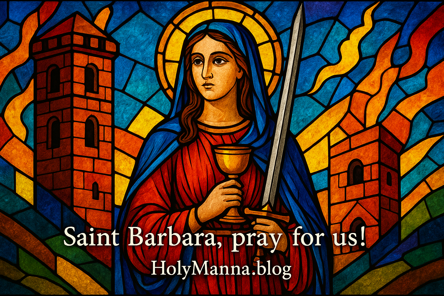 December 4th – Saint of the Day: Saint Barbara, Virgin & Martyr