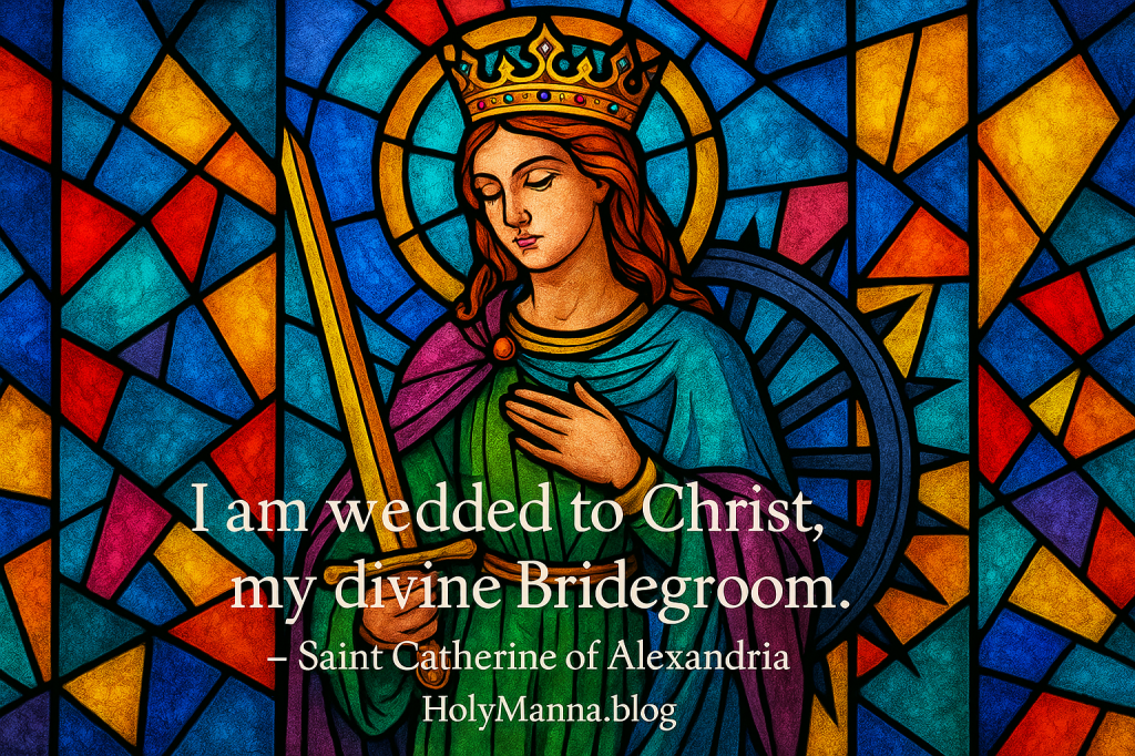 November 25th – Saint of the Day: Saint Catherine of Alexandria, Virgin &&nbsp;Martyr