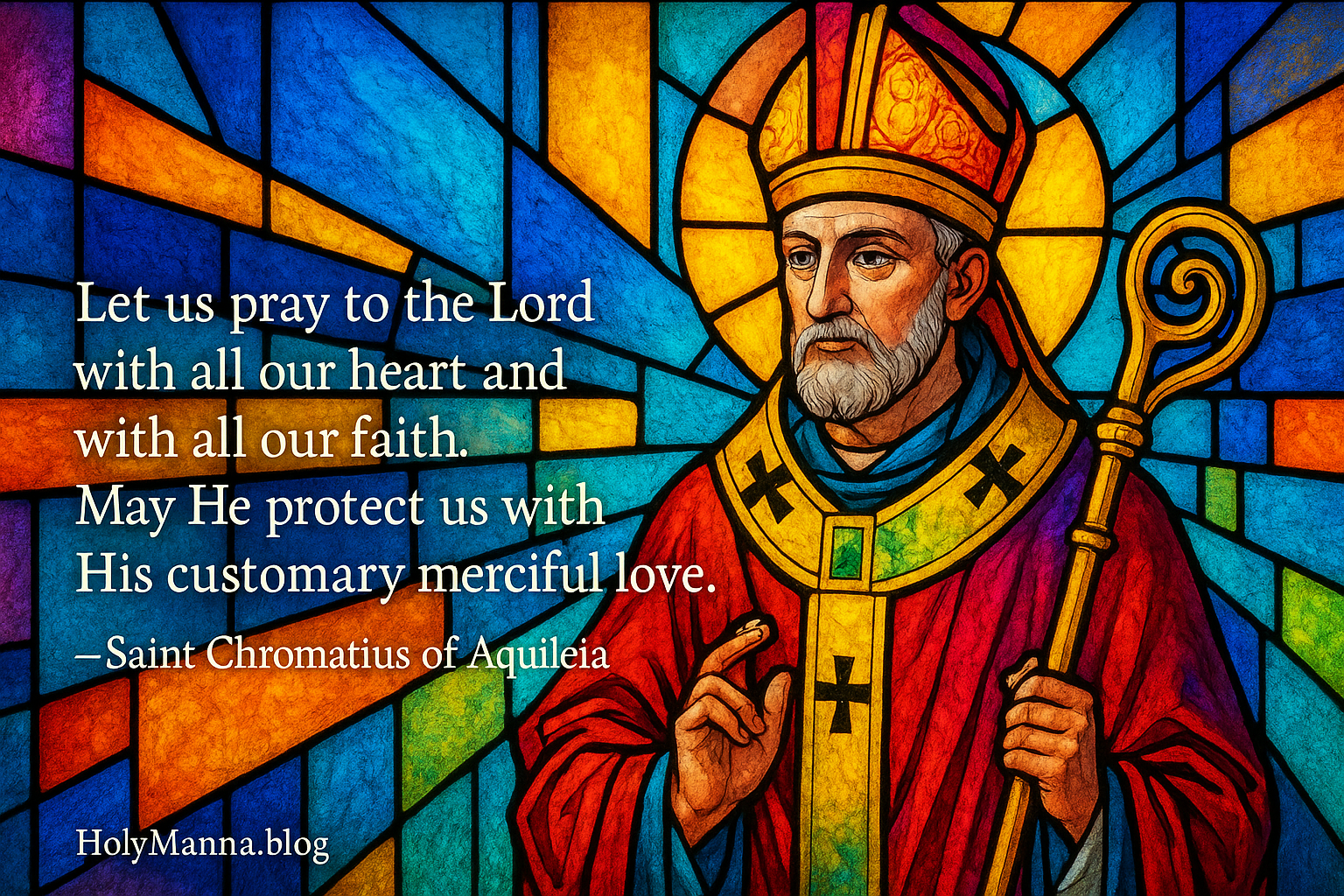 December 2nd – Saint of the Day: Saint Chromatius of Aquileia, Bishop & Father of the&nbsp;Church